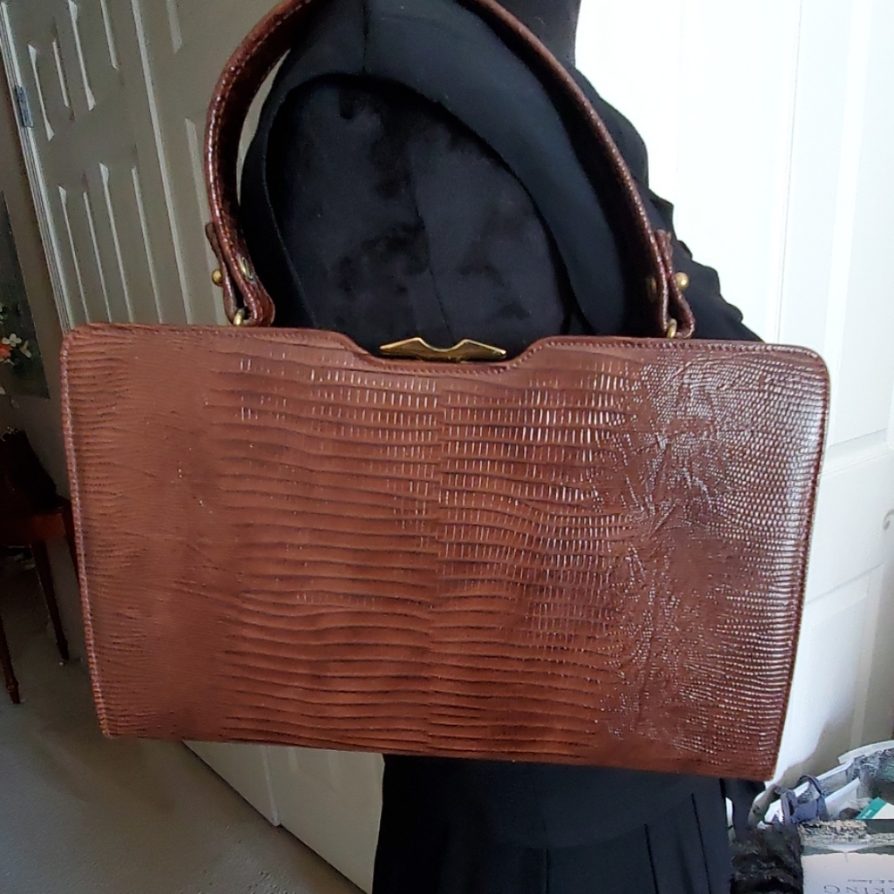 Vintage Leather Kelly Bag